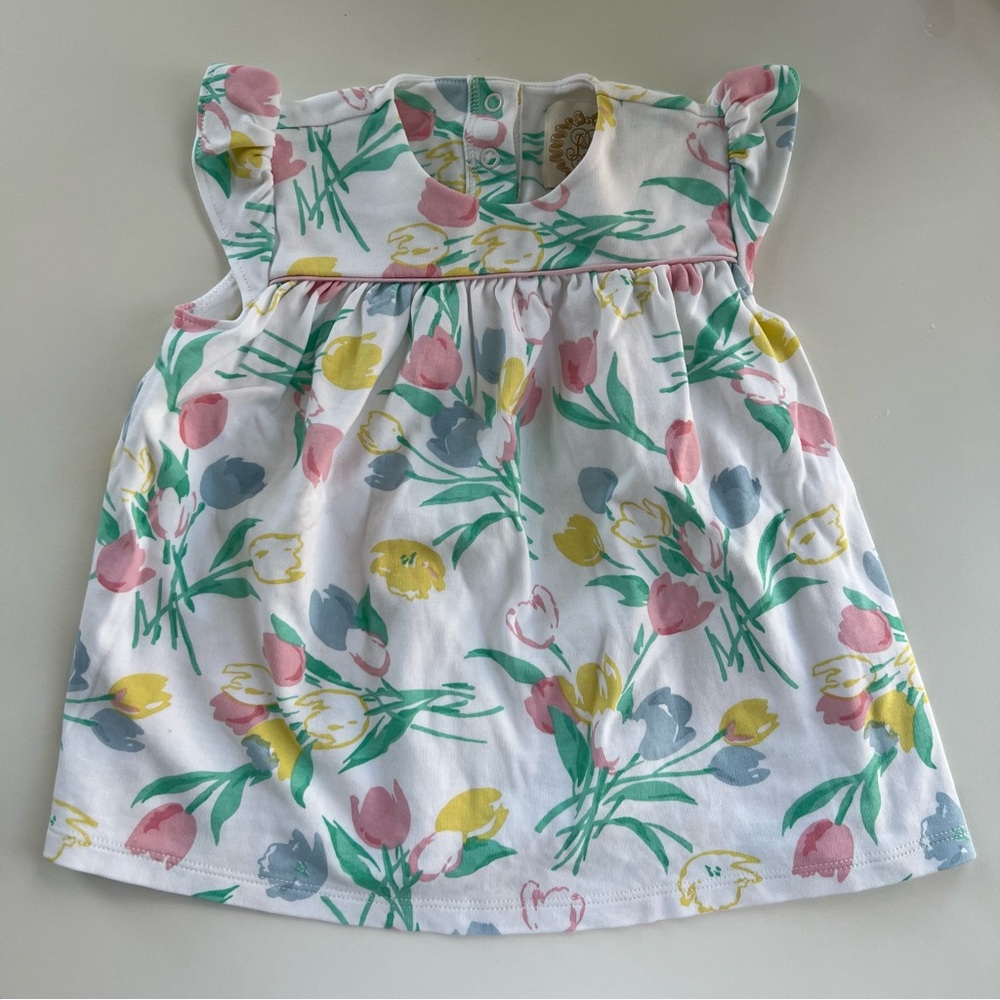 TBBC Dowell Day Top in Elizabethtown Tulips 4T EUC